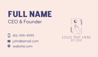 Nail Salon Business Card example 2