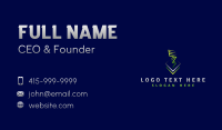 Electric Energy Charge Business Card