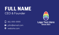 Rainbow Easter Egg Business Card