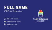 Rainbow Easter Egg Business Card