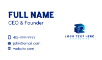 Cyber Cube Technology Letter Z Business Card