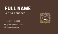Coffee Filter Business Card example 2