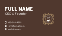 Coffee Drip Brew Cafe Business Card Design