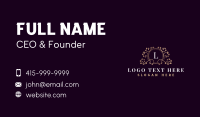 Luxury Nature Decorative Business Card Design