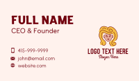 Big Hair Lady Salon  Business Card Design