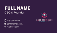 Ninja Girl Gaming Business Card Design