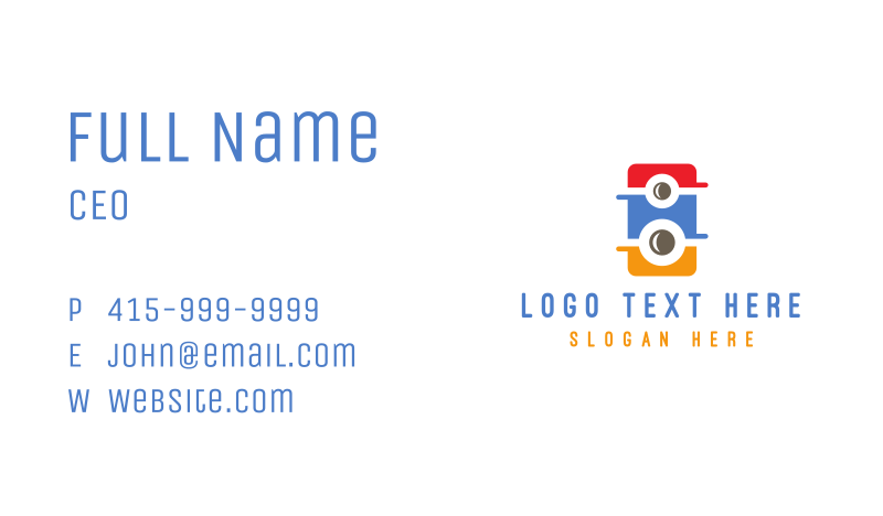 Amp Business Card example 1