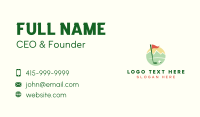 Golf Course Sports Caddie Business Card