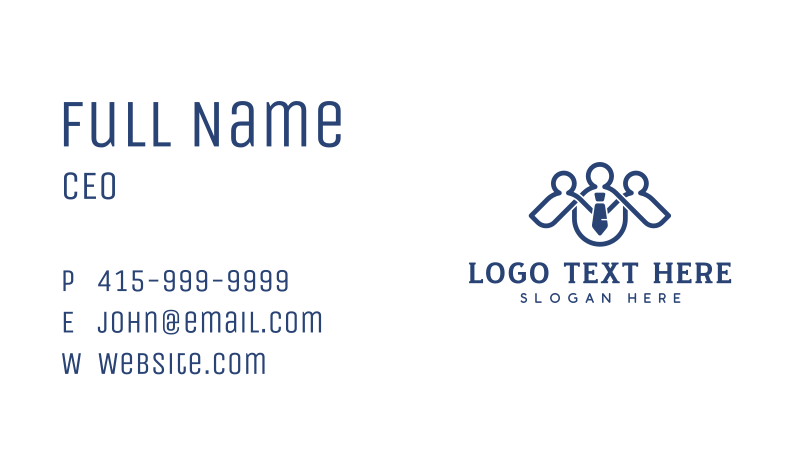Workforce Business Card example 4