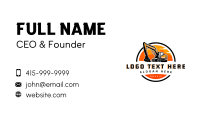 City Building Excavator Business Card