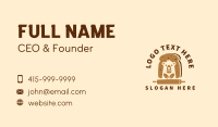 Bear Bread Bakery Business Card Design