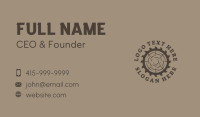 Circular Saw Lumberjack Business Card