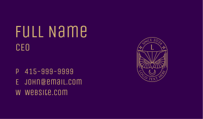 Night Owl Moon Business Card Image Preview