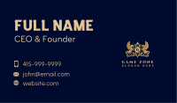 Luxury Pegasus Shield  Business Card