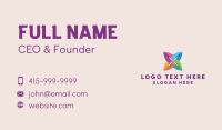 Multicolor Floral Bloom Business Card