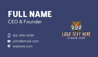 Tiger Game Varsity Business Card Design