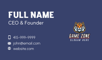 Tiger Game Varsity Business Card Image Preview