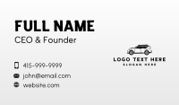 SUV Car Transportation Business Card Design