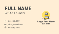 Construction Traffic Cone  Business Card Design