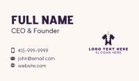 Bubble T-shirt Laundromat Business Card