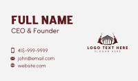 Renovation Drill Construction Business Card