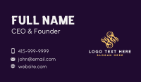 Tribal Tattoo Pattern Business Card