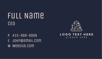 Blueprint Property Architecture Business Card