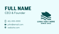 Ocean Wave Cruise Business Card