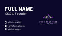 Skull Smoking Cigar Business Card Design