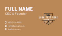 Travel Van Campfire Business Card Design