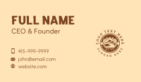 Backpacking Business Card example 1