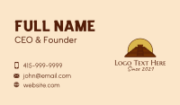 Aztec Pyramid Temple  Business Card