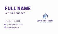 Hexagon Geometric Business Business Card