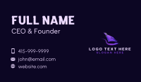 Pen Nib Quill Business Card Design