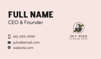 Entertainment Microphone Podcast Business Card