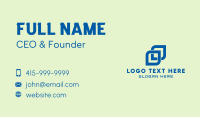 Square Business Card example 1