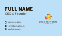 Cartoon Rubber Ducky Business Card