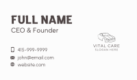 Auto Body Business Card example 1