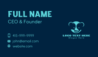 Cute Cartoon Elephant  Business Card Design