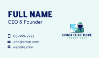 North Dakota Jacket Clothing Business Card