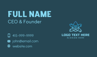 Atom Water Droplet Business Card Design