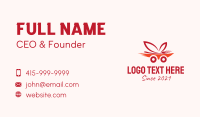 Butterfly Fork Delivery  Business Card Design