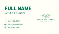 Natural Organic Wellness Business Card