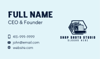 Shipping Truck Courier Business Card
