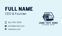 Shipping Truck Courier Business Card Design