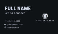 Skull Pixelated Gamer Business Card