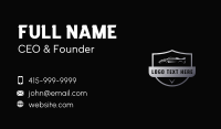 Silver Car Shield Business Card