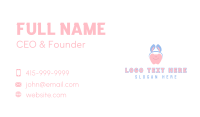 Cartoon Dental Tooth Business Card Design