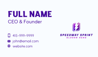 Lightning Power Bolt Business Card