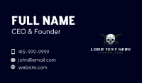 Shield Skull Firearm Business Card